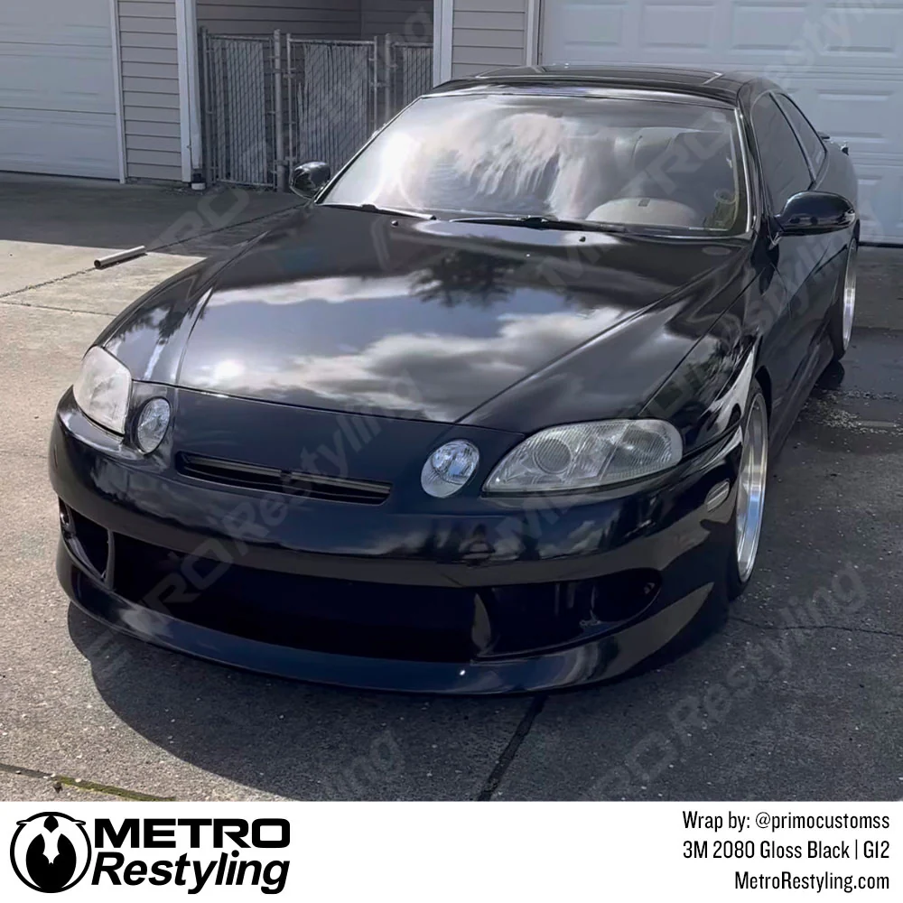 3M 2080 Gloss Black Vinyl Wrap | G12 - Image 3