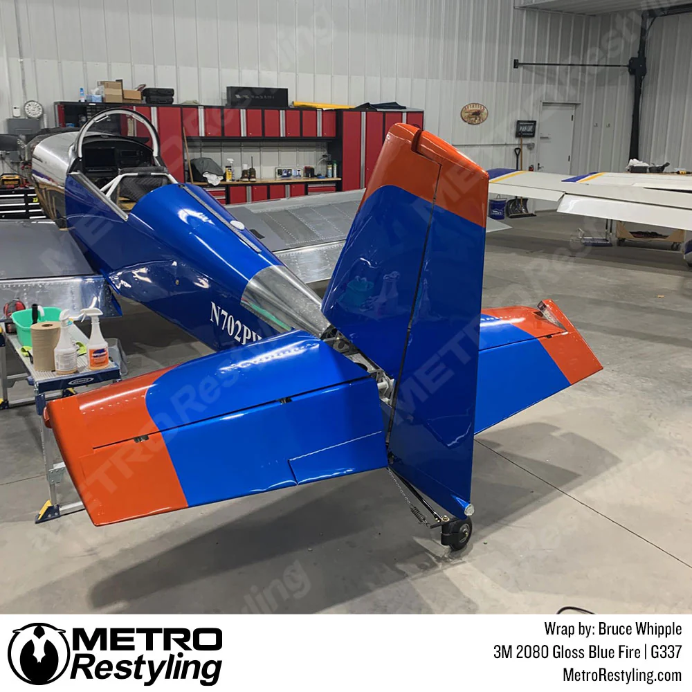 3M 2080 Gloss Blue Fire Vinyl Wrap | G337 - Image 15