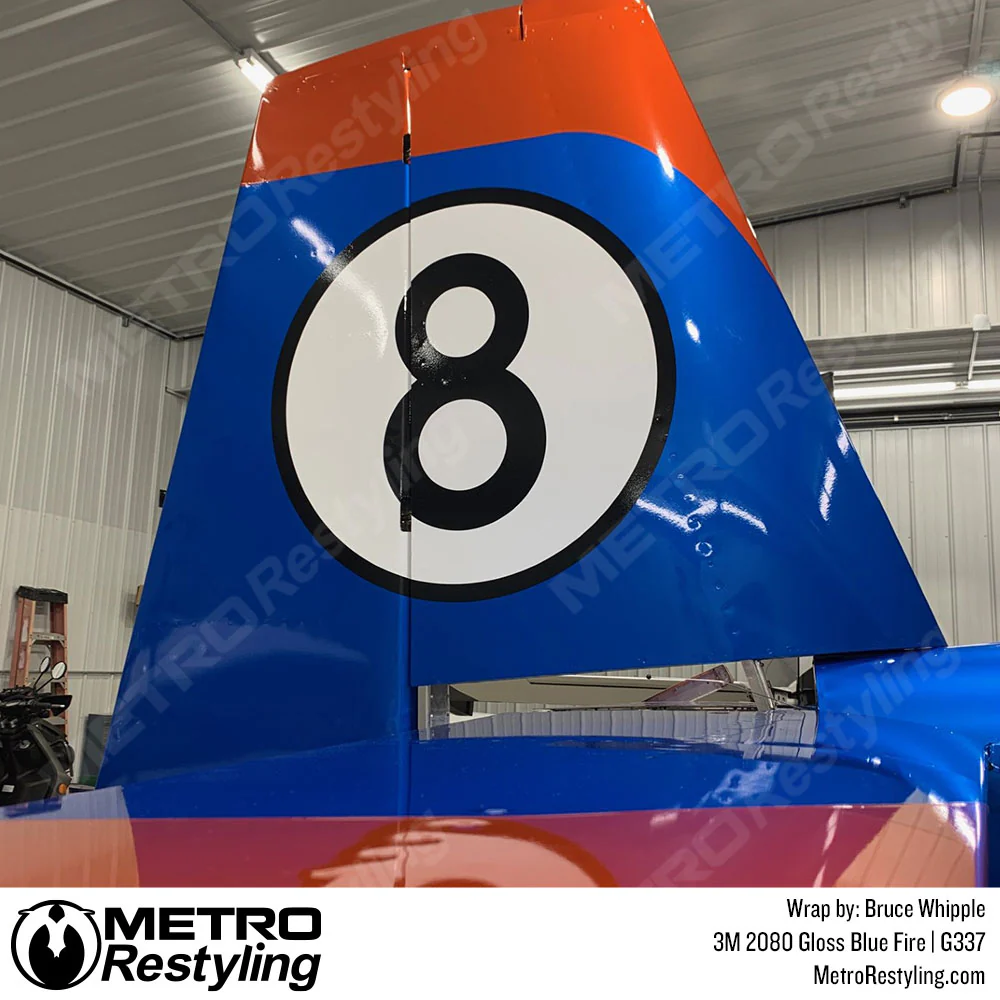 3M 2080 Gloss Blue Fire Vinyl Wrap | G337 - Image 16
