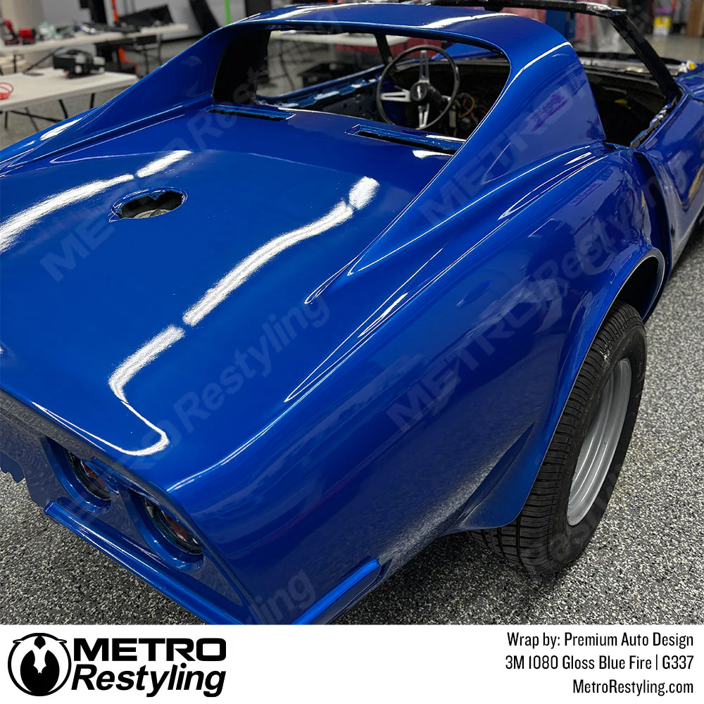 3M 2080 Gloss Blue Fire Vinyl Wrap | G337 - Image 18