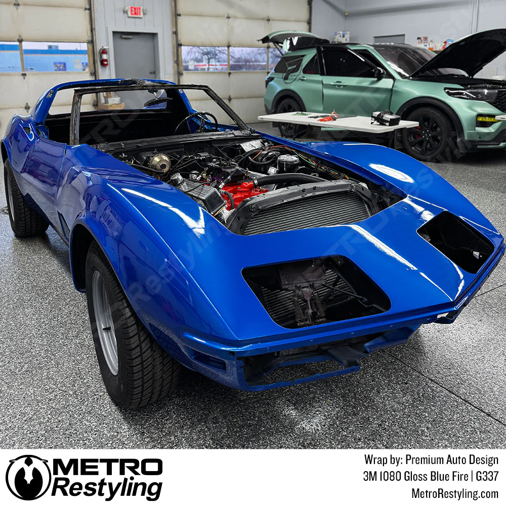 3M 2080 Gloss Blue Fire Vinyl Wrap | G337 - Image 19