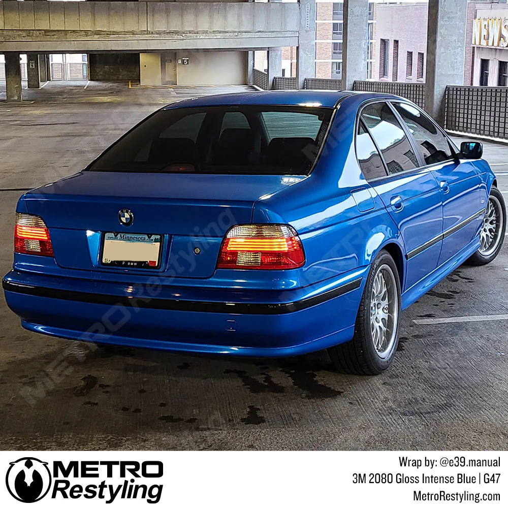 3M 2080 Gloss Blue Fire Vinyl Wrap | G337 - Image 6