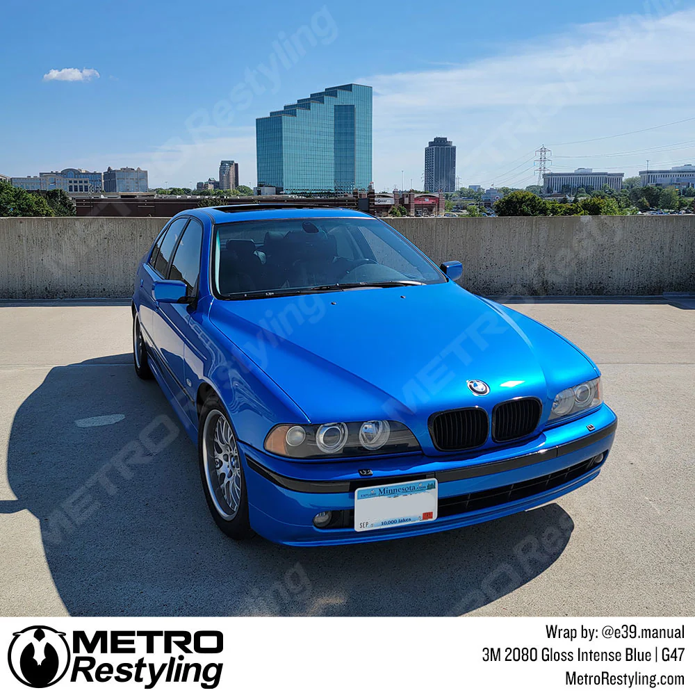 3M 2080 Gloss Blue Fire Vinyl Wrap | G337 - Image 7