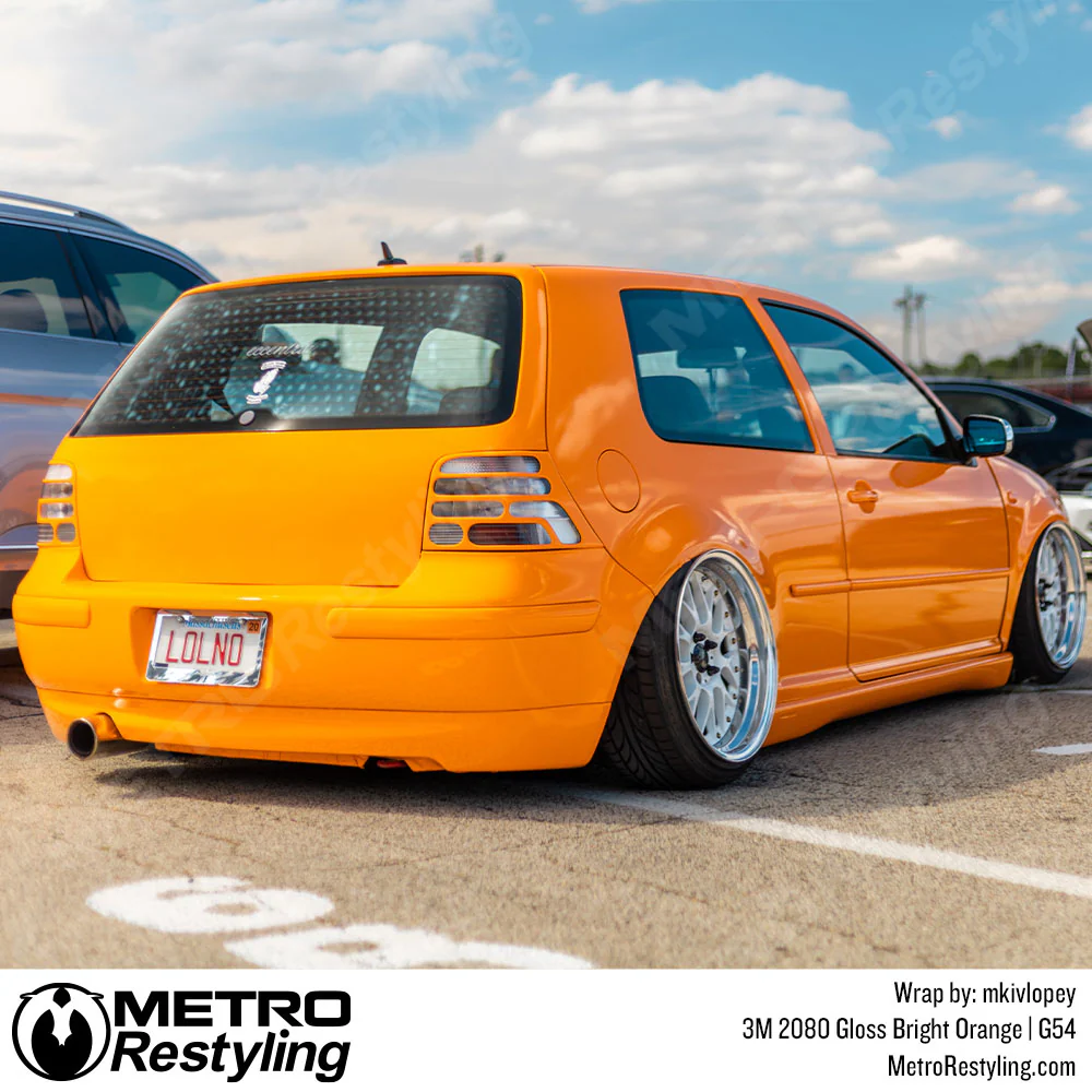 3M 2080 Gloss Bright Orange Vinyl Wrap | G54 - Image 10