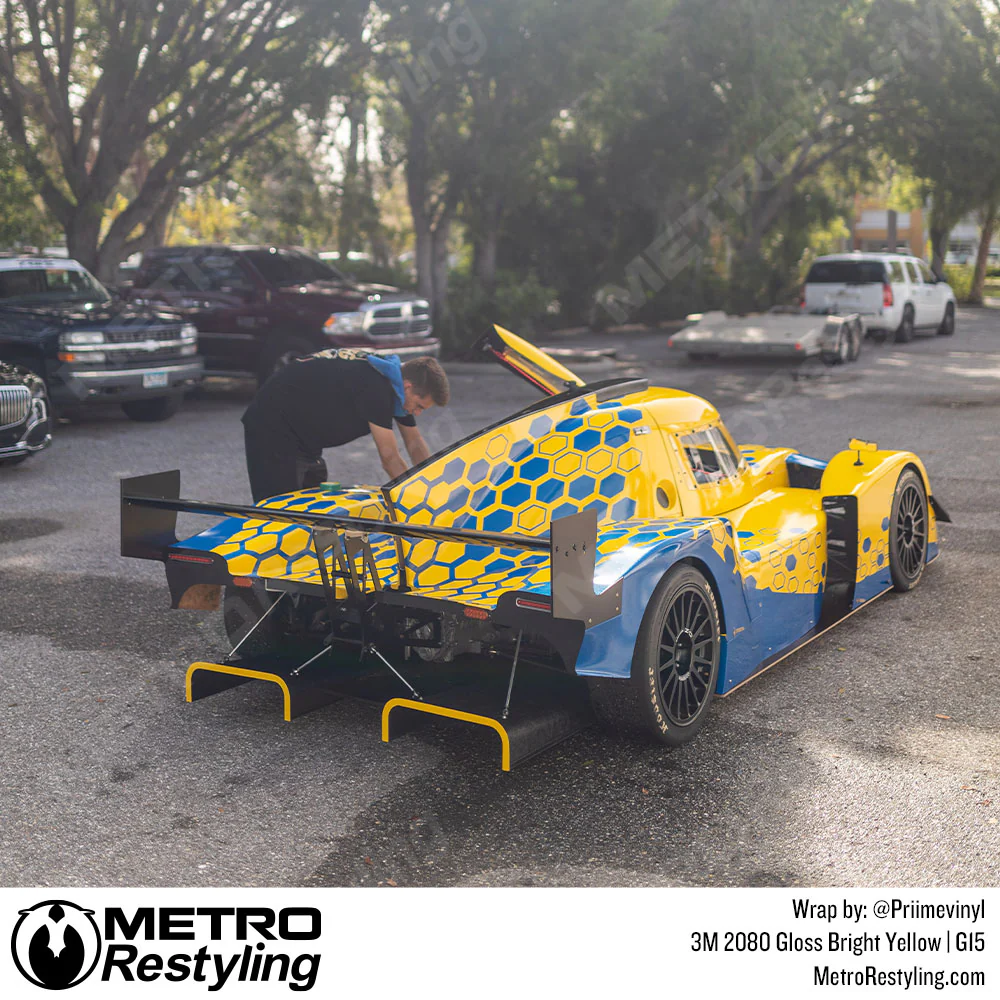 3M 2080 Gloss Bright Yellow Vinyl Wrap | G15 - Image 11