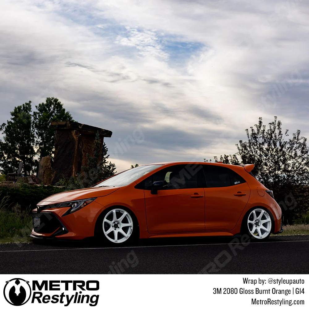 3M 2080 Gloss Burnt Orange Vinyl Wrap | G14 - Image 10