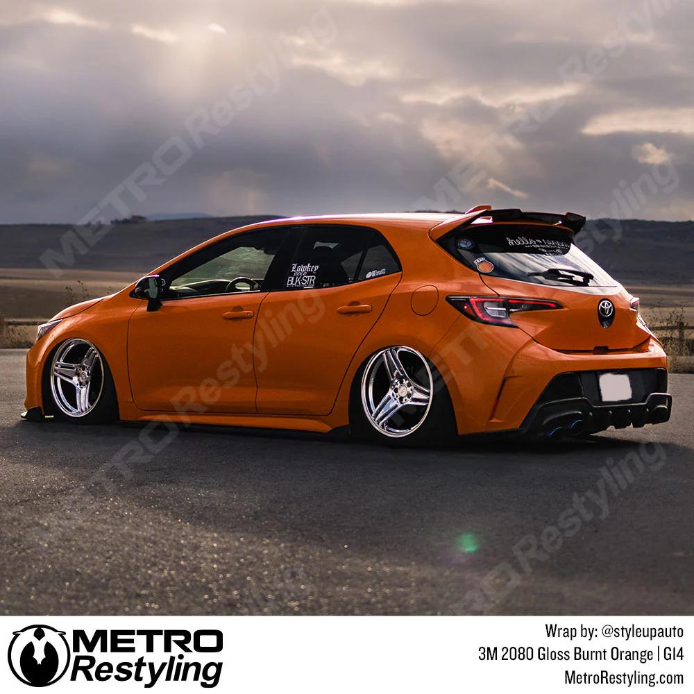 3M 2080 Gloss Burnt Orange Vinyl Wrap | G14 - Image 11