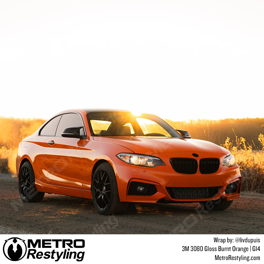 3M 2080 Gloss Burnt Orange Vinyl Wrap | G14 - Image 14