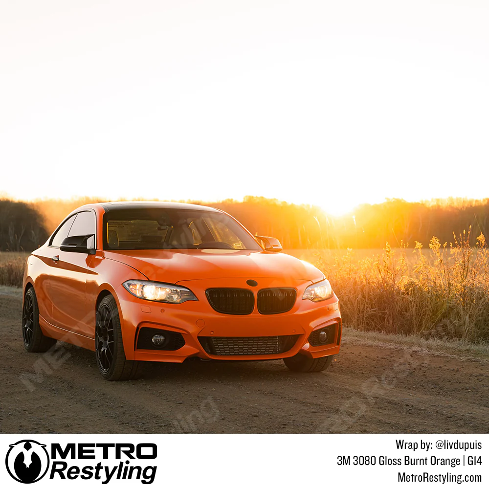 3M 2080 Gloss Burnt Orange Vinyl Wrap | G14 - Image 16