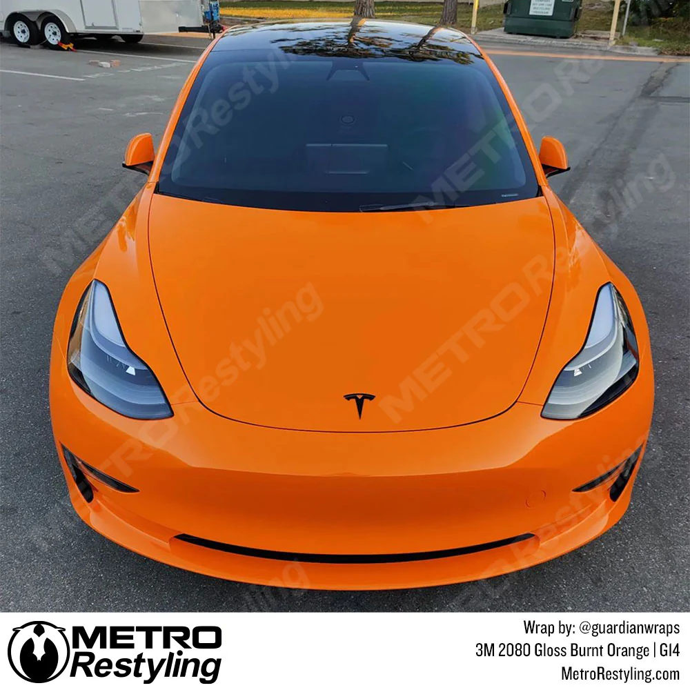 3M 2080 Gloss Burnt Orange Vinyl Wrap | G14 - Image 3