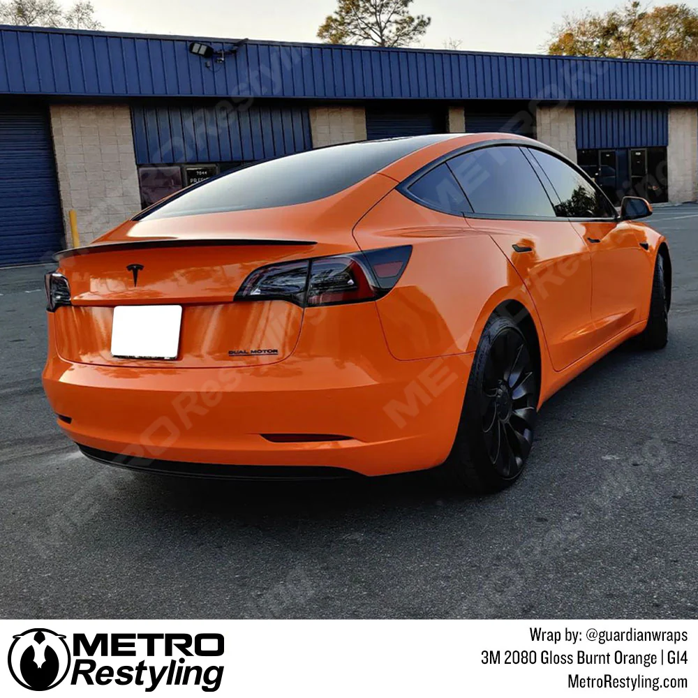 3M 2080 Gloss Burnt Orange Vinyl Wrap | G14 - Image 5