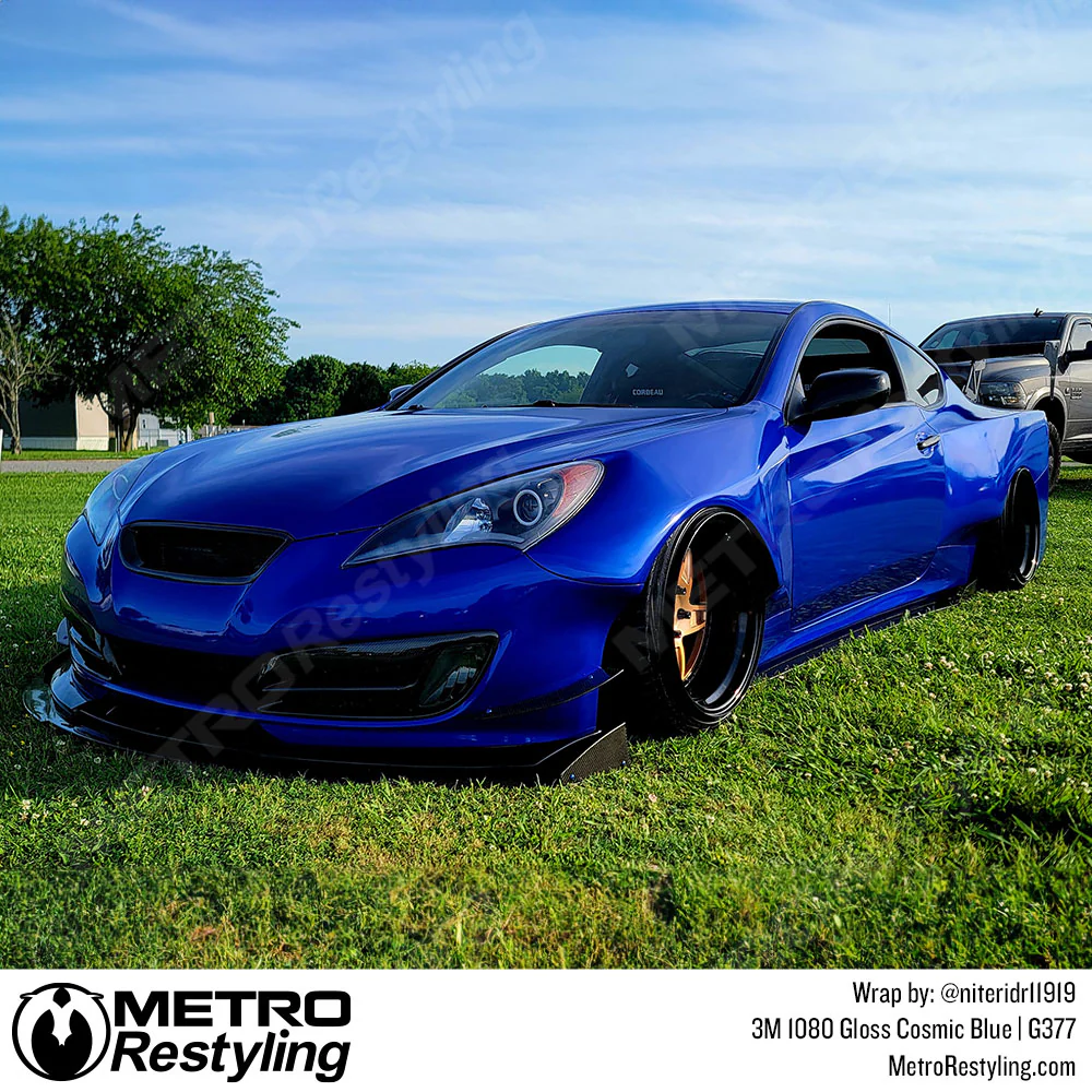 3M 2080 Gloss Cosmic Blue Vinyl Wrap | G377 - Image 10