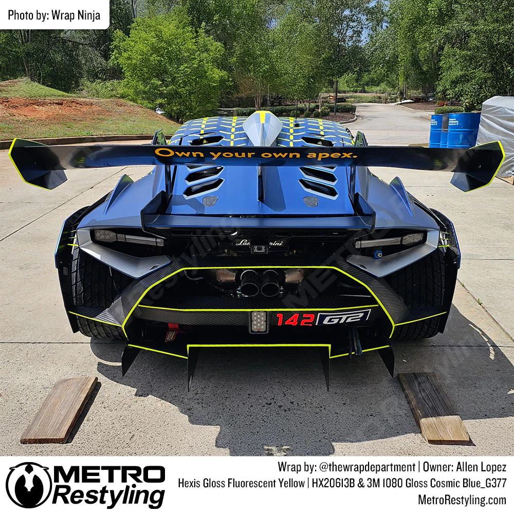 3M 2080 Gloss Cosmic Blue Vinyl Wrap | G377 - Image 4