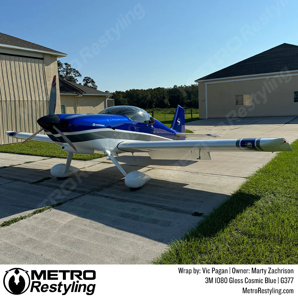 3M 2080 Gloss Cosmic Blue Vinyl Wrap | G377 - Image 5