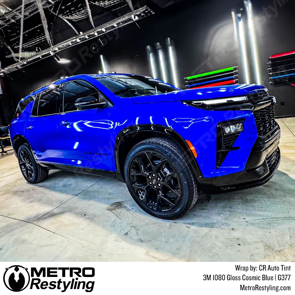 3M 2080 Gloss Cosmic Blue Vinyl Wrap | G377 - Image 6