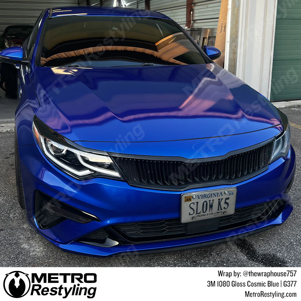 3M 2080 Gloss Cosmic Blue Vinyl Wrap | G377 - Image 8