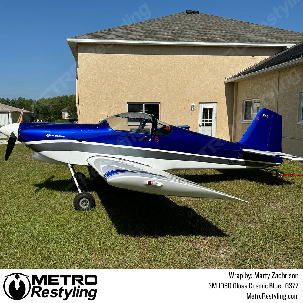 3M 2080 Gloss Cosmic Blue Vinyl Wrap | G377 - Image 9