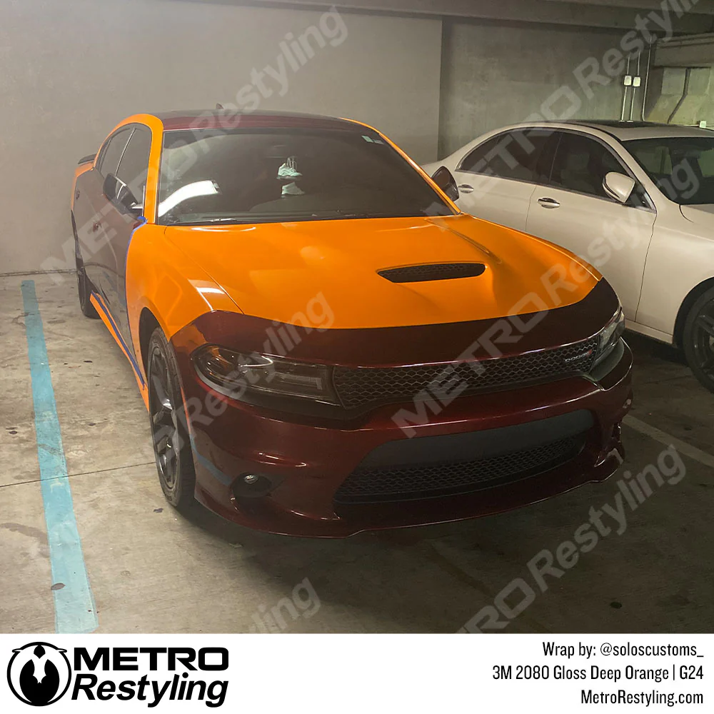 3M 2080 Gloss Deep Orange Vinyl Wrap | G24 - Image 7