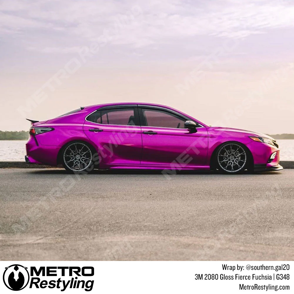 3M 2080 Gloss Fierce Fuchsia Vinyl Wrap | G348 - Image 10