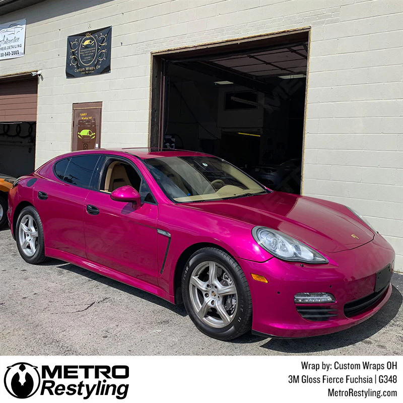 3M 2080 Gloss Fierce Fuchsia Vinyl Wrap | G348 - Image 11