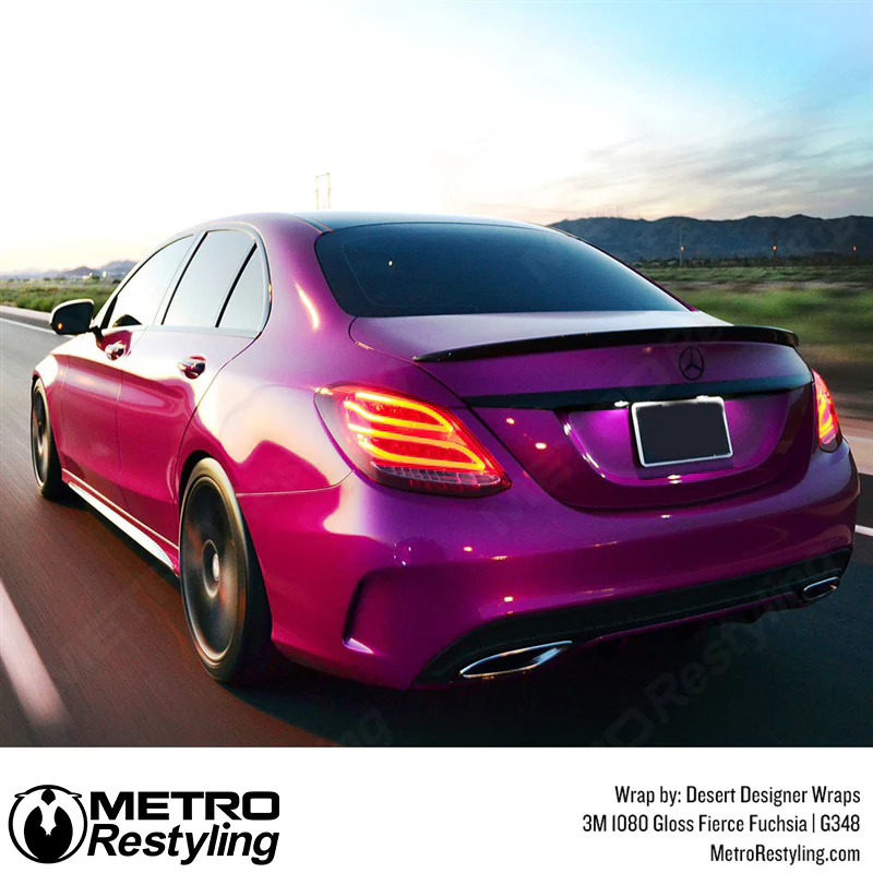 3M 2080 Gloss Fierce Fuchsia Vinyl Wrap | G348 - Image 12