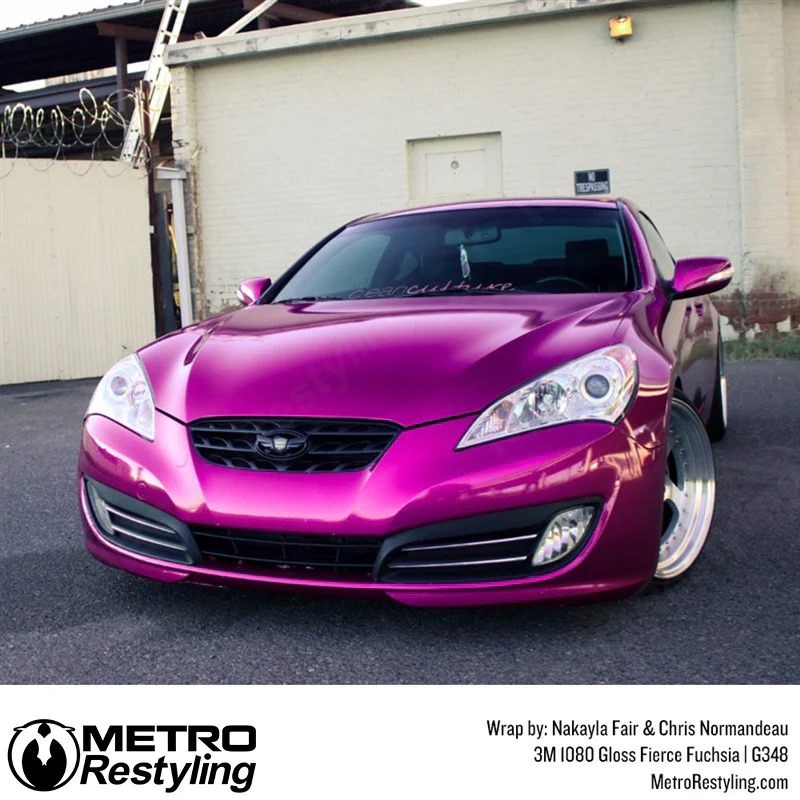 3M 2080 Gloss Fierce Fuchsia Vinyl Wrap | G348 - Image 16