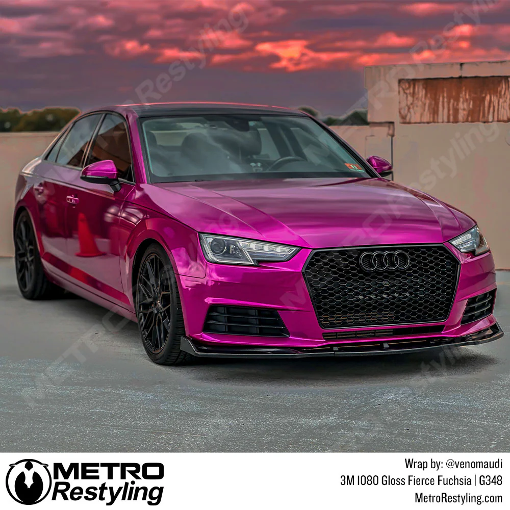 3M 2080 Gloss Fierce Fuchsia Vinyl Wrap | G348 - Image 21
