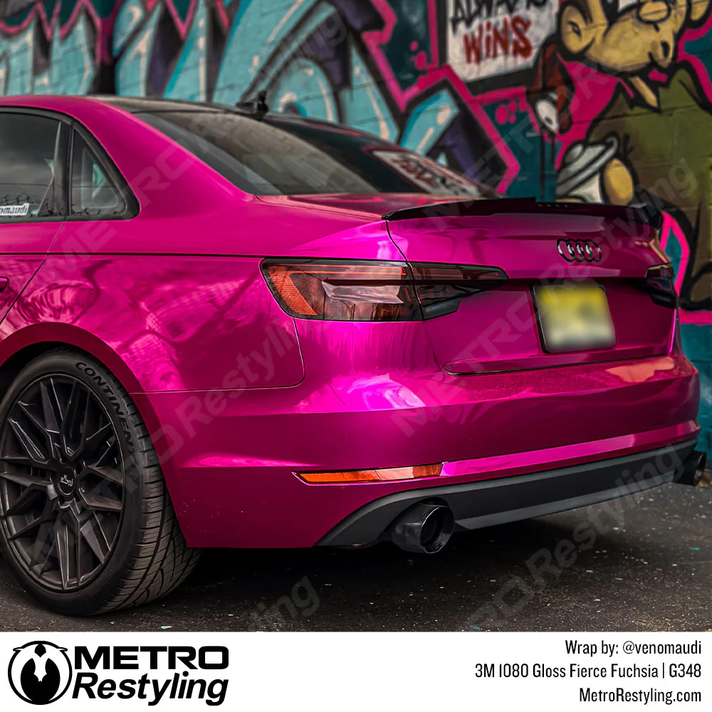 3M 2080 Gloss Fierce Fuchsia Vinyl Wrap | G348 - Image 22