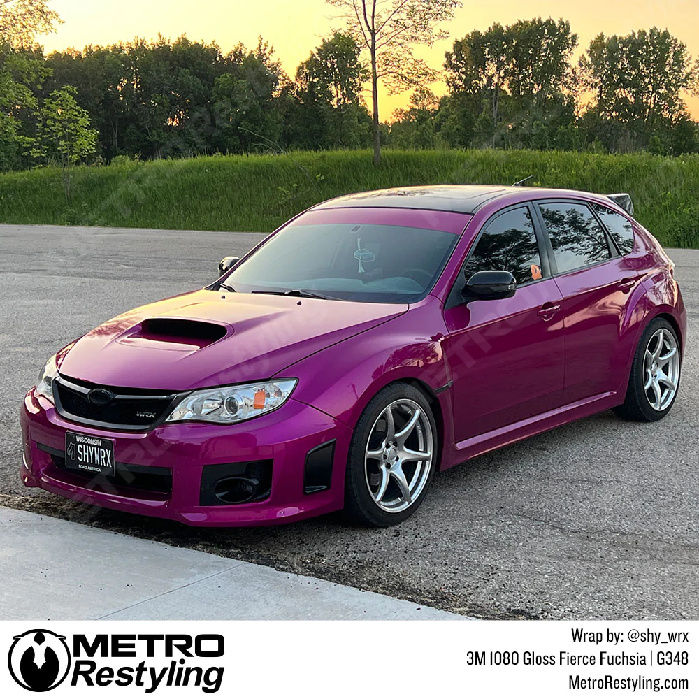 3M 2080 Gloss Fierce Fuchsia Vinyl Wrap | G348 - Image 24