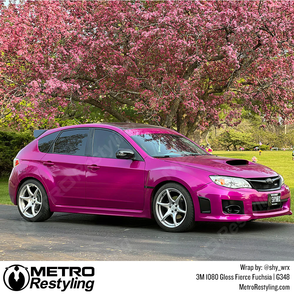 3M 2080 Gloss Fierce Fuchsia Vinyl Wrap | G348 - Image 25