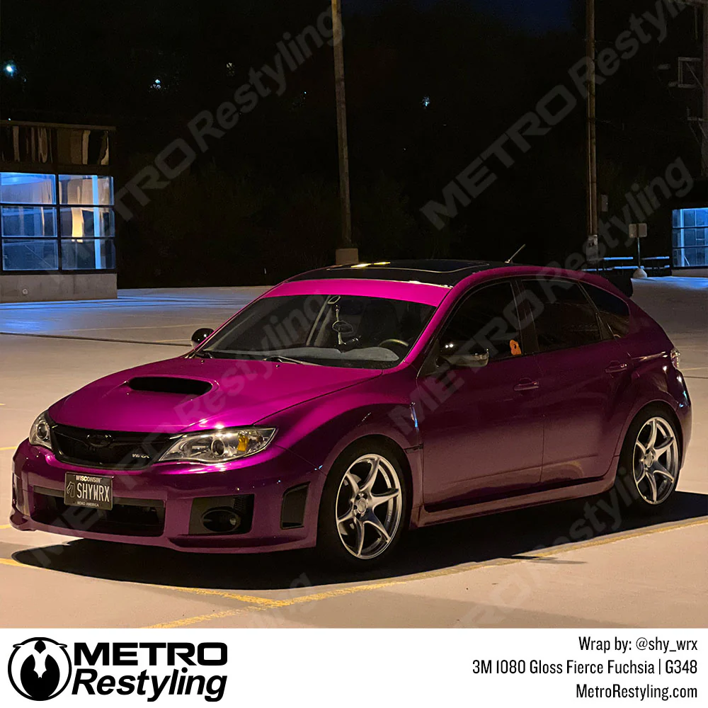 3M 2080 Gloss Fierce Fuchsia Vinyl Wrap | G348 - Image 26