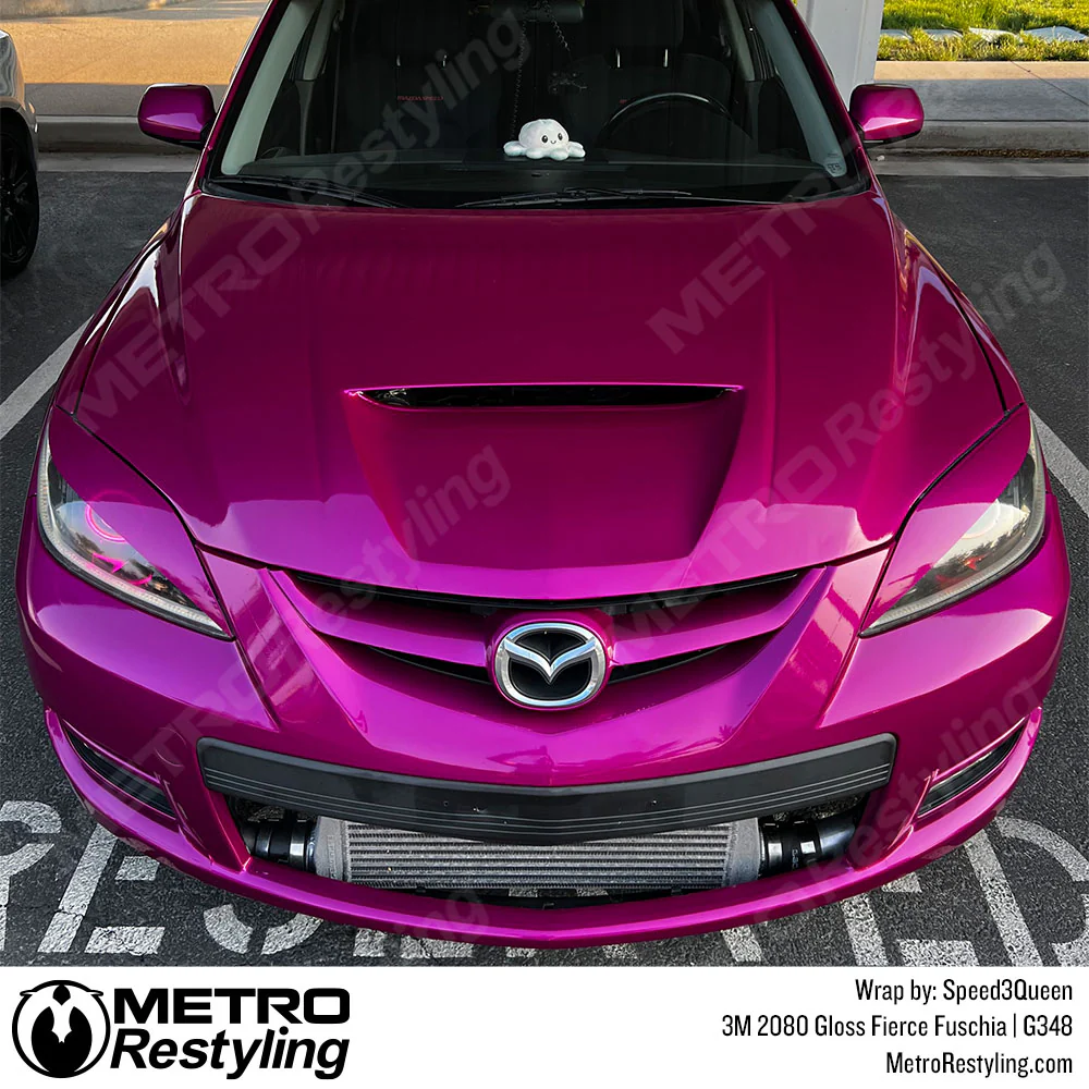 3M 2080 Gloss Fierce Fuchsia Vinyl Wrap | G348 - Image 32