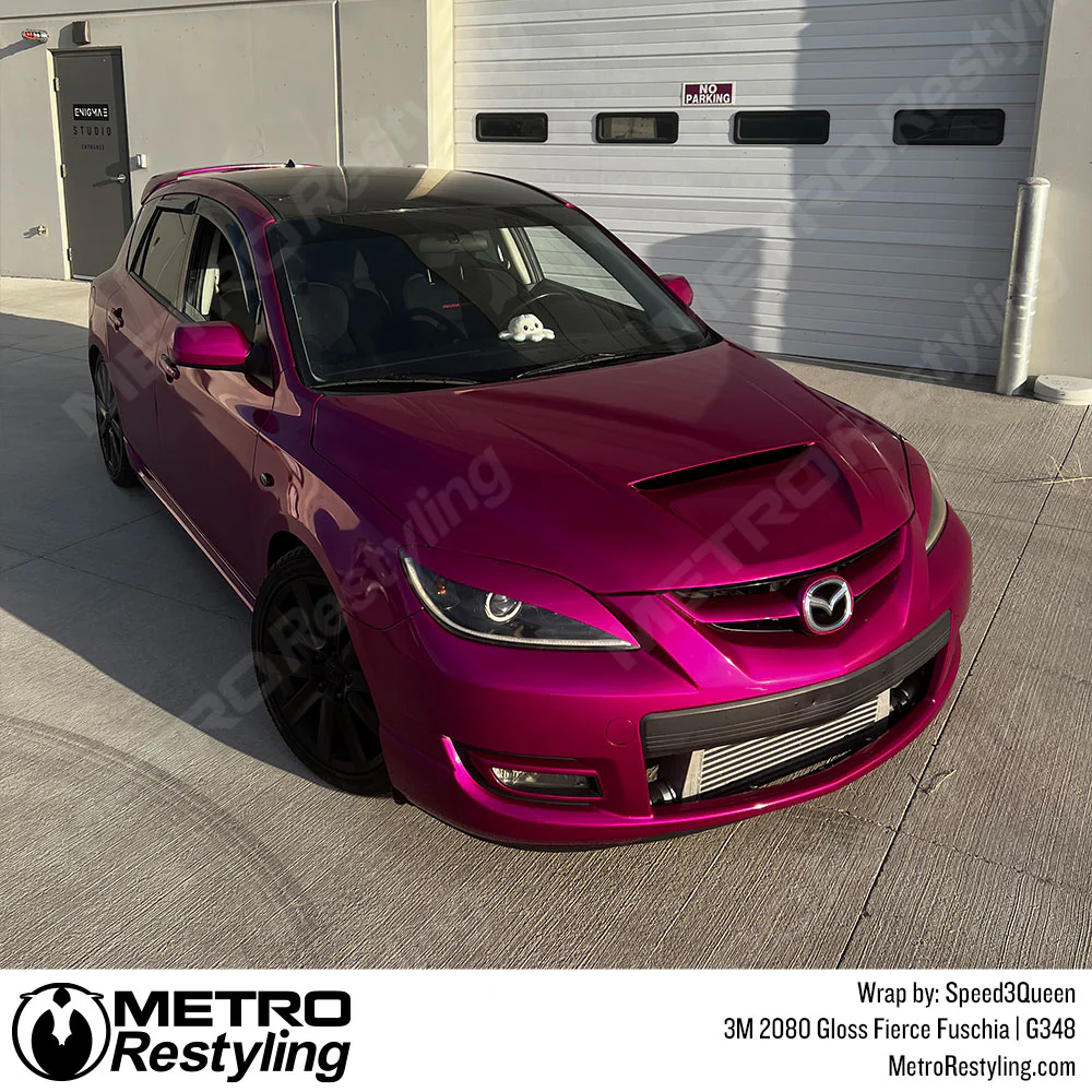 3M 2080 Gloss Fierce Fuchsia Vinyl Wrap | G348 - Image 33