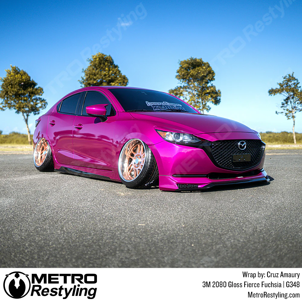 3M 2080 Gloss Fierce Fuchsia Vinyl Wrap | G348 - Image 34