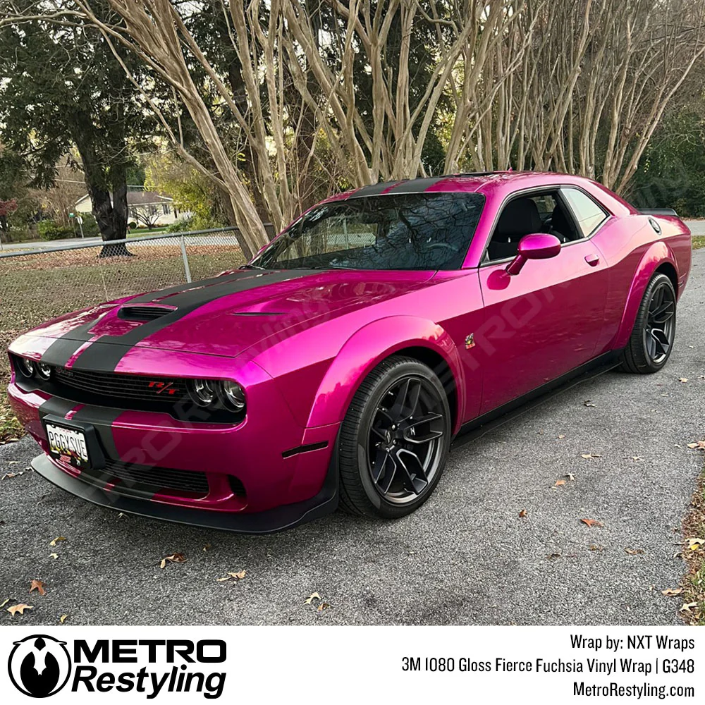 3M 2080 Gloss Fierce Fuchsia Vinyl Wrap | G348 - Image 35