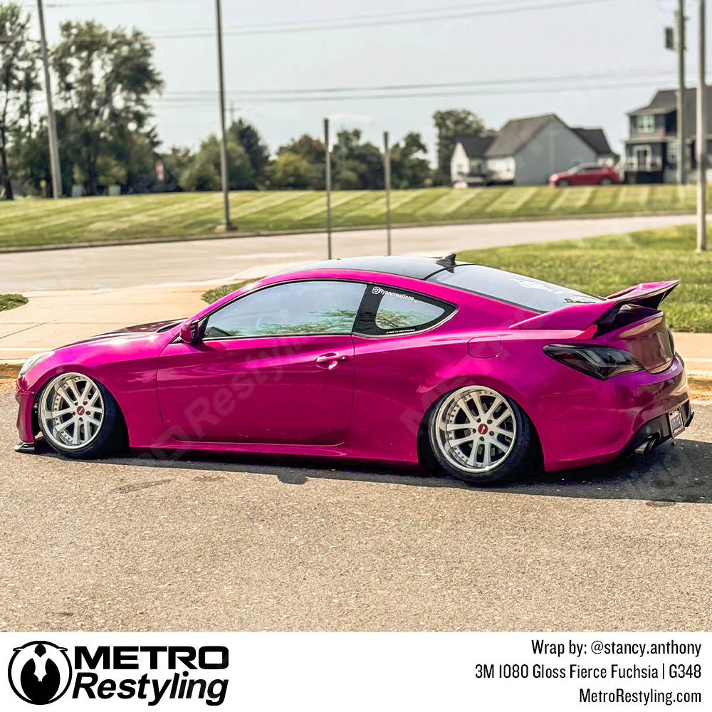 3M 2080 Gloss Fierce Fuchsia Vinyl Wrap | G348 - Image 41