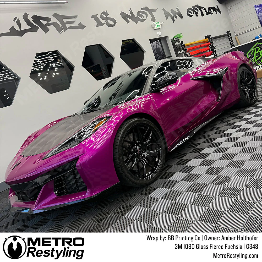 3M 2080 Gloss Fierce Fuchsia Vinyl Wrap | G348 - Image 42