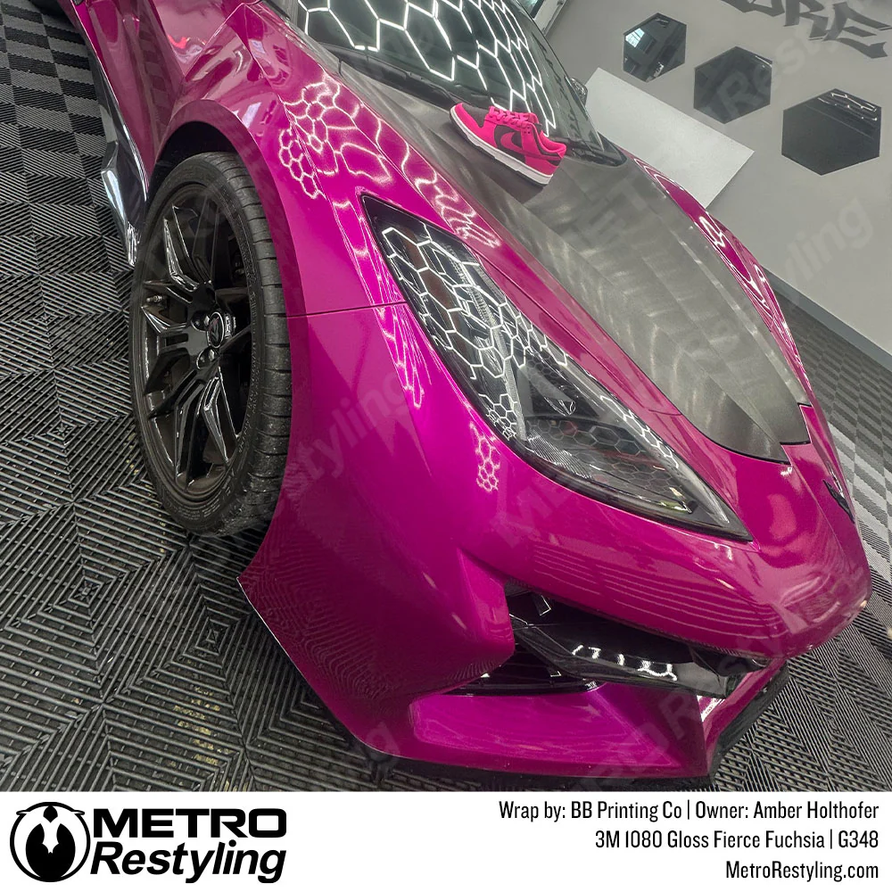3M 2080 Gloss Fierce Fuchsia Vinyl Wrap | G348 - Image 43