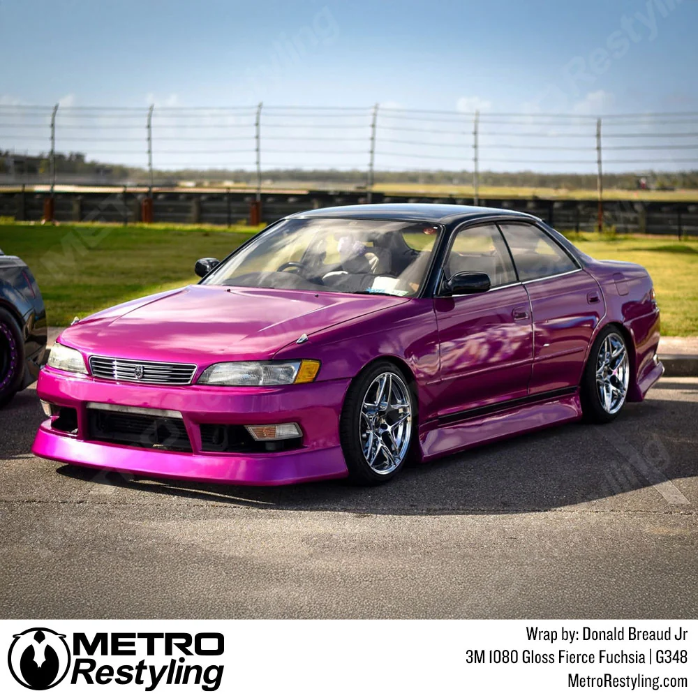 3M 2080 Gloss Fierce Fuchsia Vinyl Wrap | G348 - Image 44