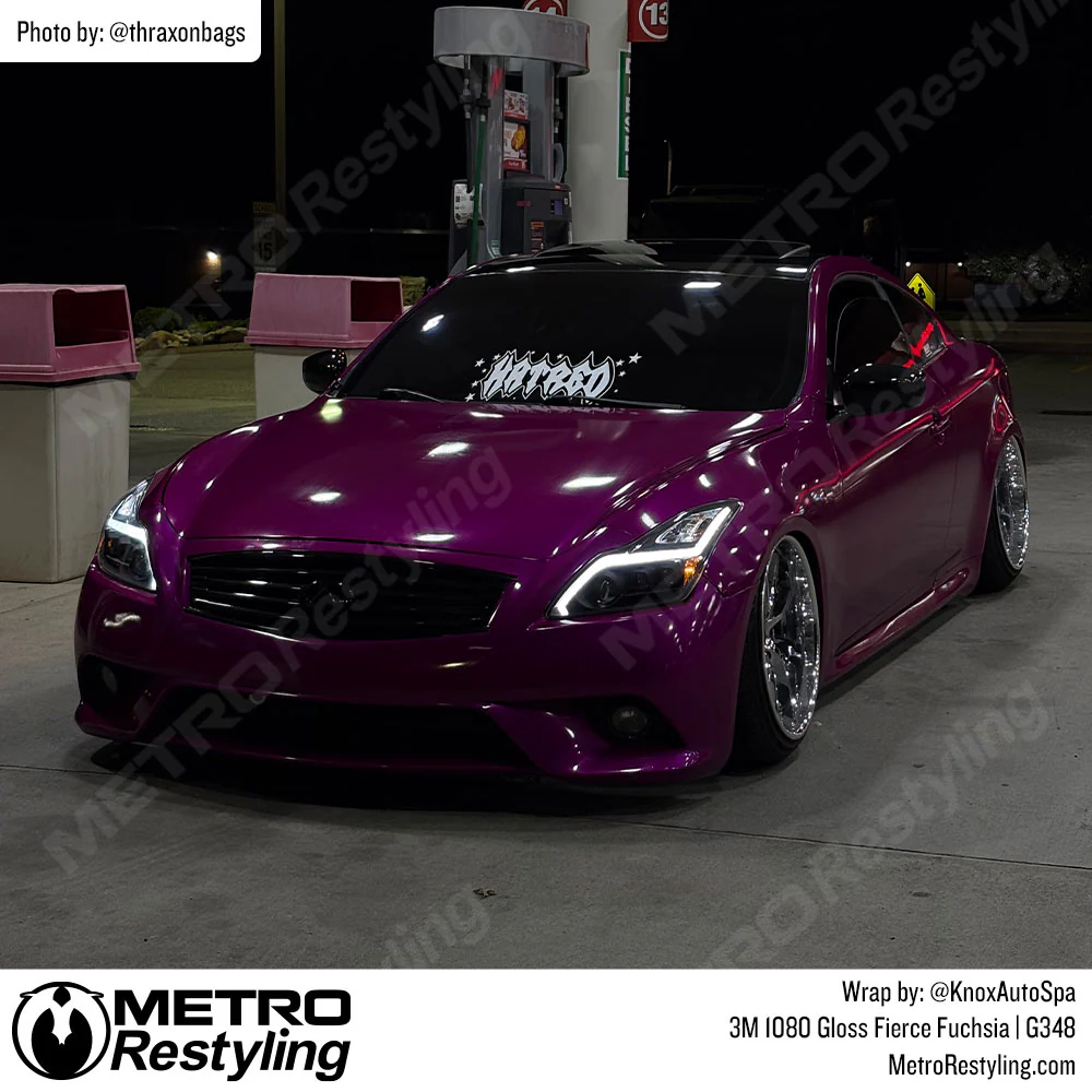 3M 2080 Gloss Fierce Fuchsia Vinyl Wrap | G348 - Image 47
