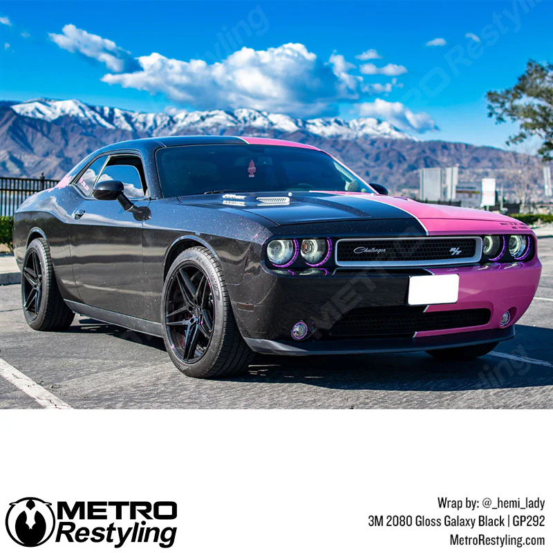 3M 2080 Gloss Galaxy Black Vinyl Wrap | GP292 - Image 3