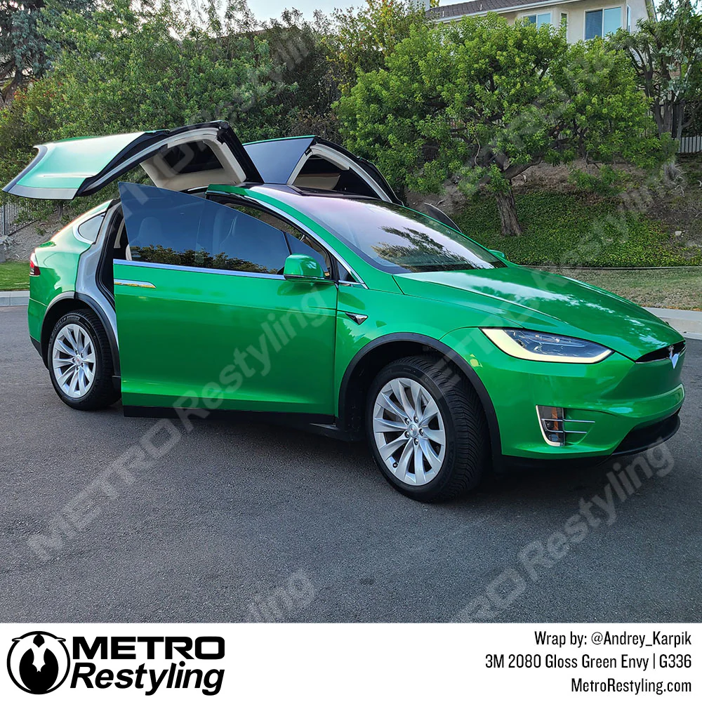 3M 2080 Gloss Green Envy Vinyl Wrap | G336 - Image 13