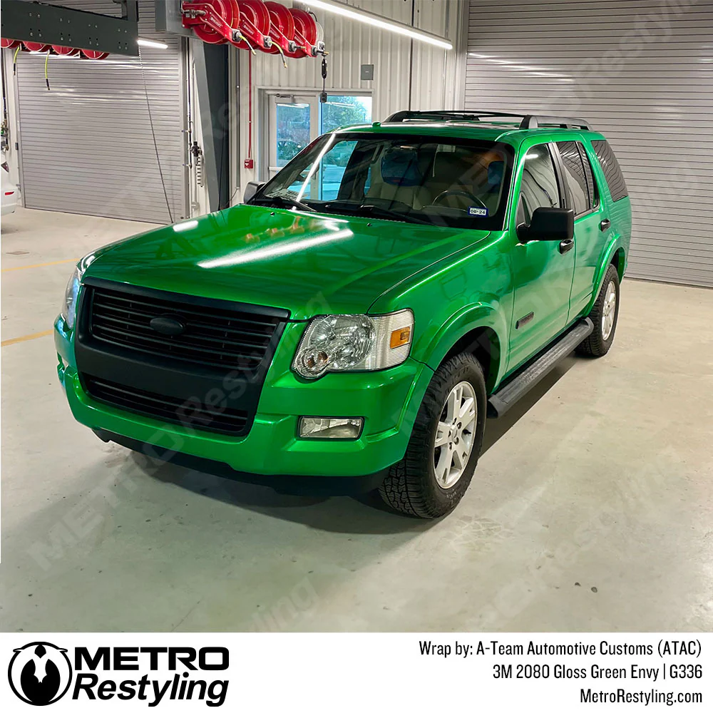3M 2080 Gloss Green Envy Vinyl Wrap | G336 - Image 18