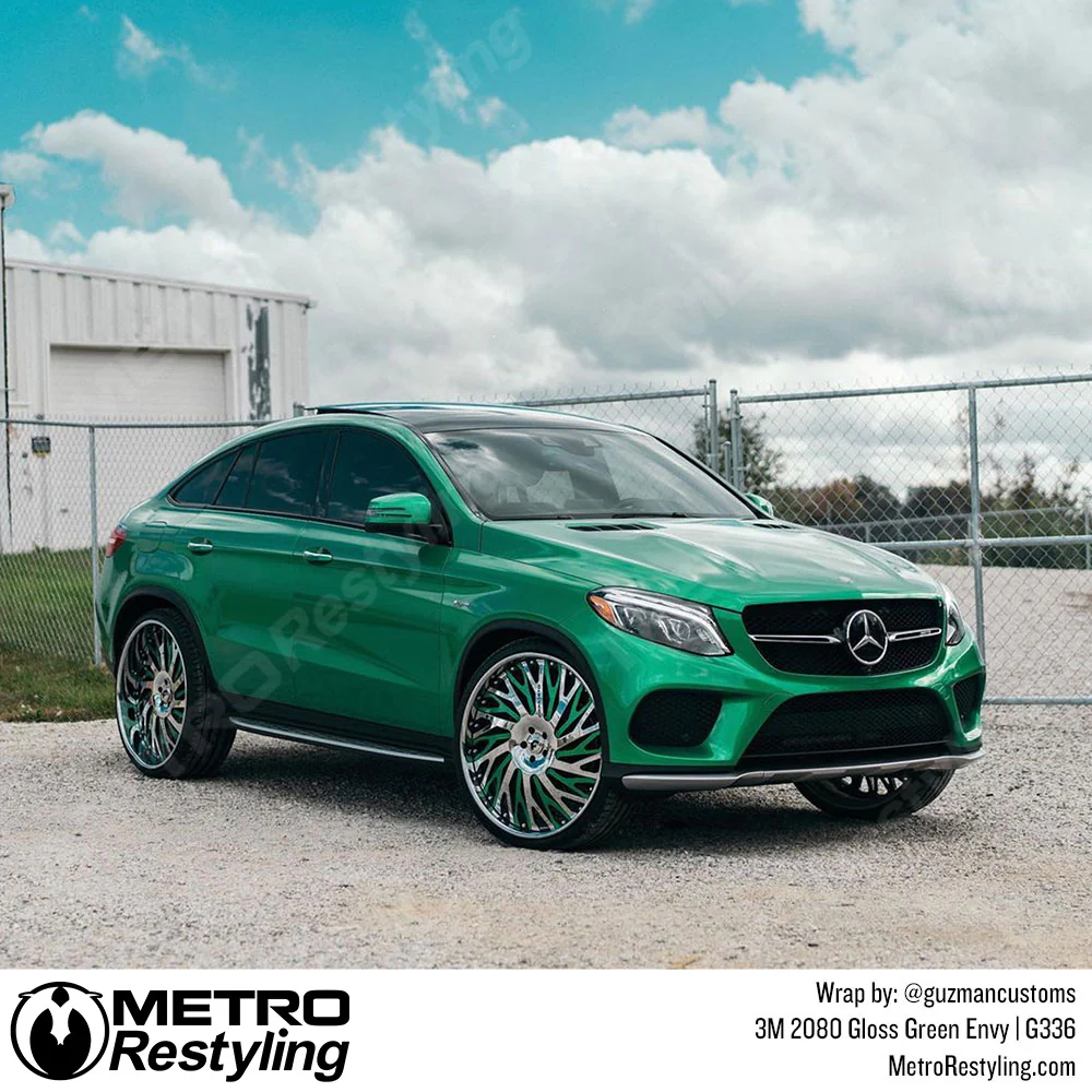 3M 2080 Gloss Green Envy Vinyl Wrap | G336 - Image 4