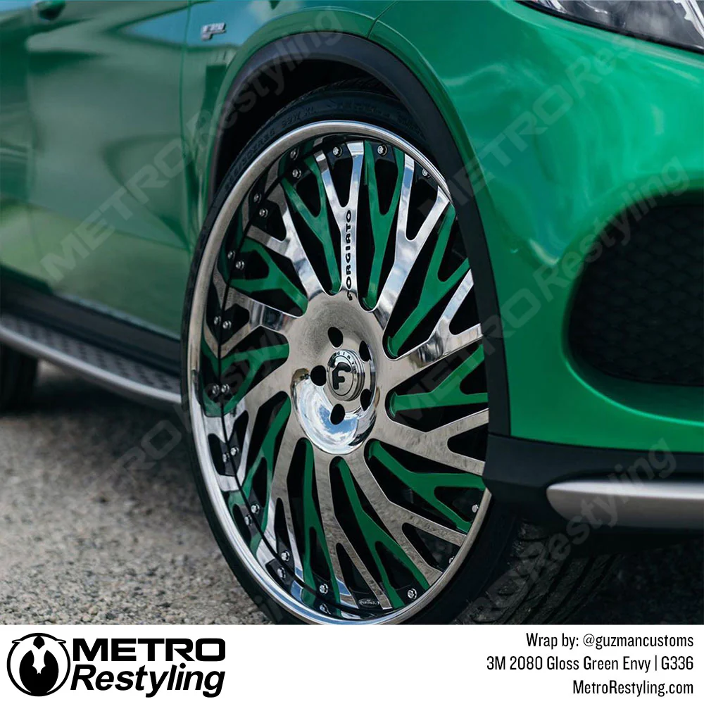3M 2080 Gloss Green Envy Vinyl Wrap | G336 - Image 6