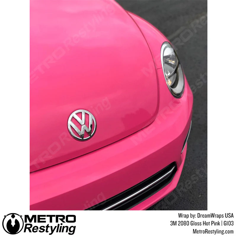 3M 2080 Gloss Hot Pink Vinyl Wrap | G103 - Image 5