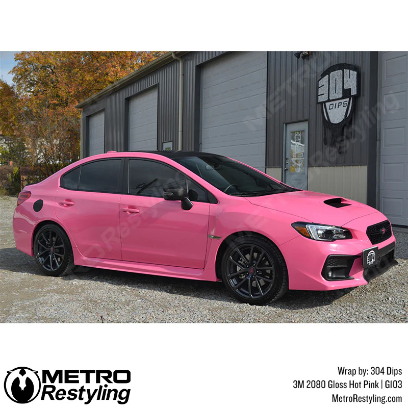 3M 2080 Gloss Hot Pink Vinyl Wrap | G103 - Image 8