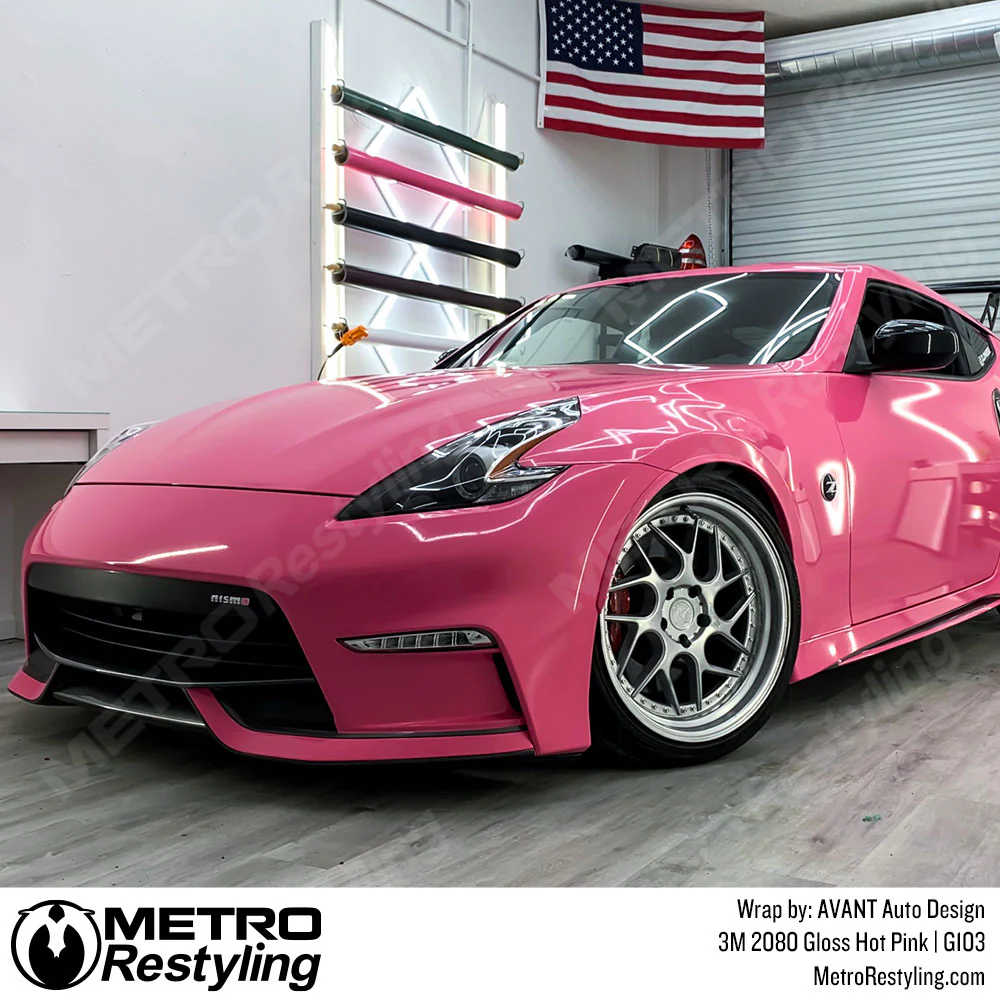 3M 2080 Gloss Hot Pink Vinyl Wrap | G103 - Image 9