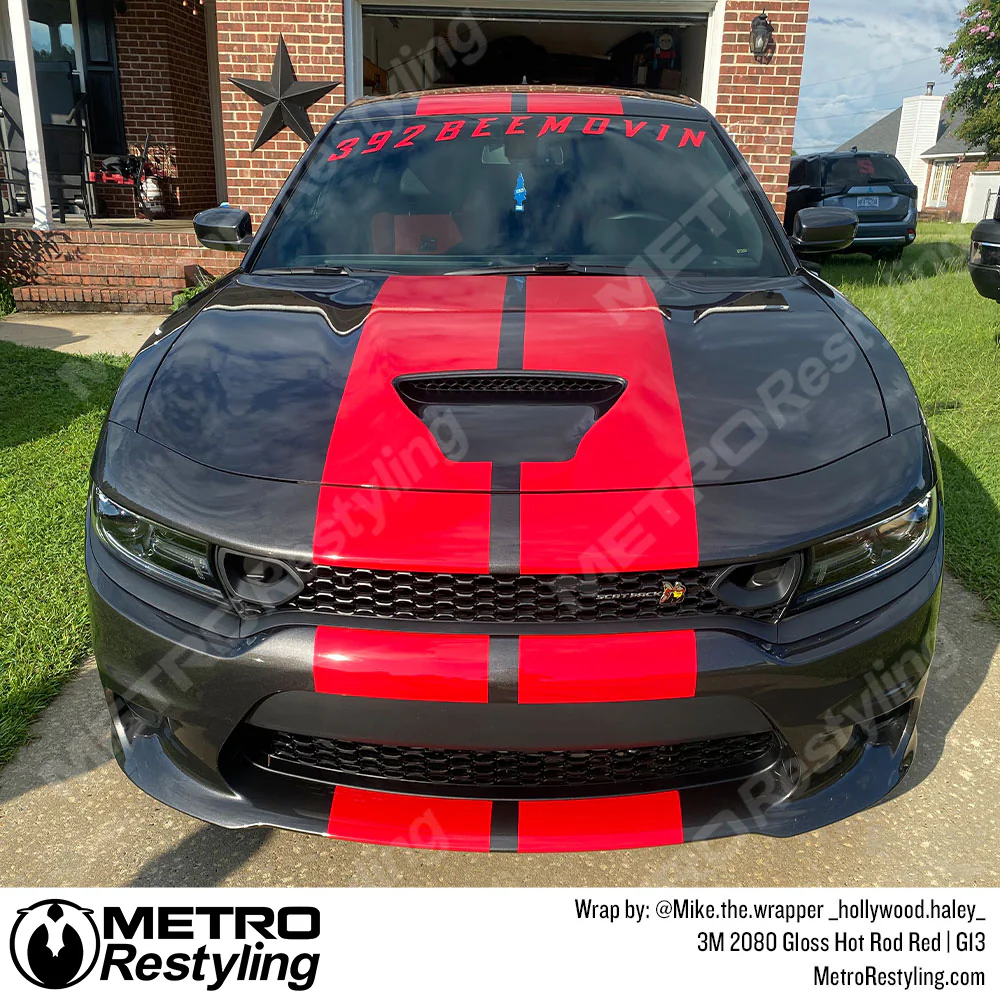 3M 2080 Gloss Hot Rod Red Vinyl Wrap | G13 - Image 19