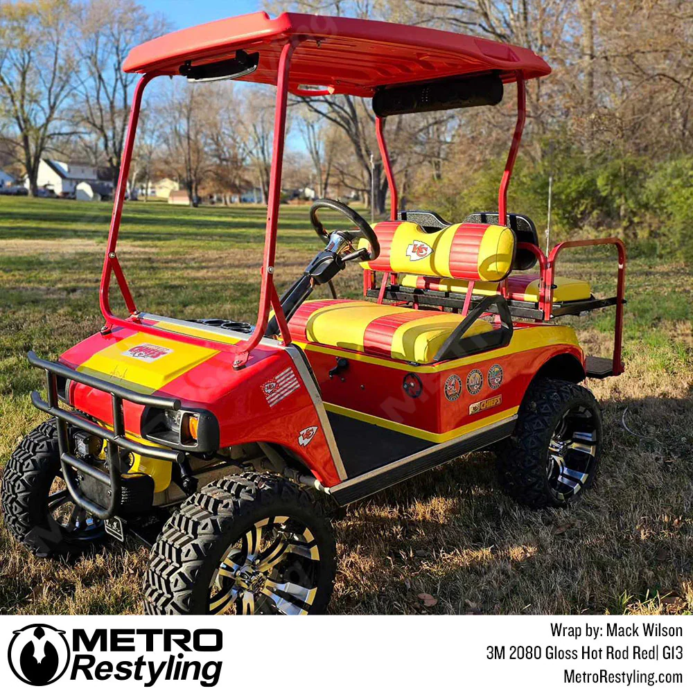 3M 2080 Gloss Hot Rod Red Vinyl Wrap | G13 - Image 22